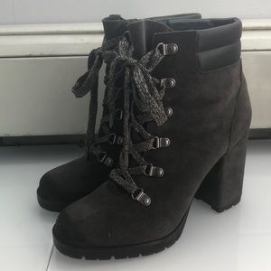Sam Edelman grey suede SIZE 7.5 booties